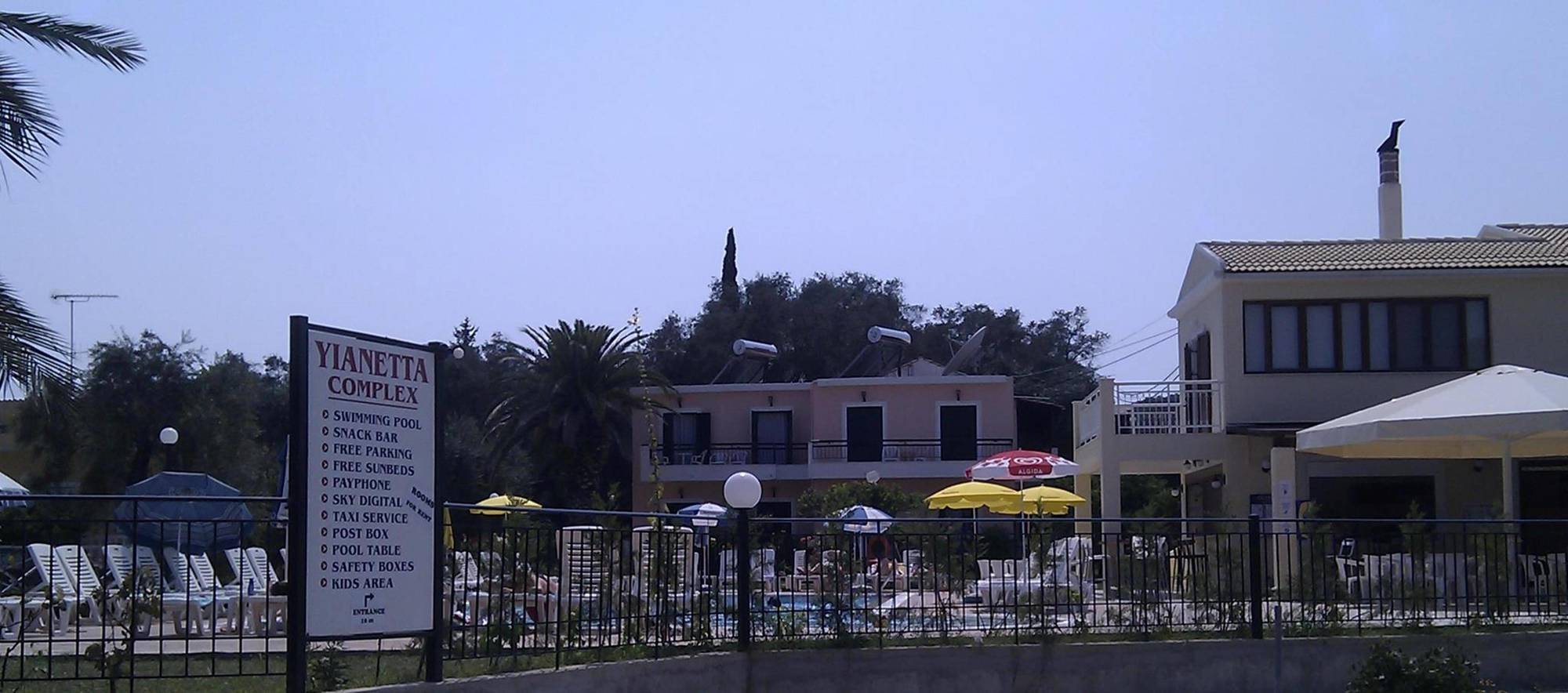 Yianetta Hotel Apartments Kávos Dış mekan fotoğraf